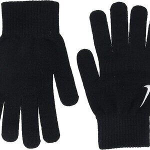 Nike Swoosh Knit Gloves L/XL, Black NEW Unisex